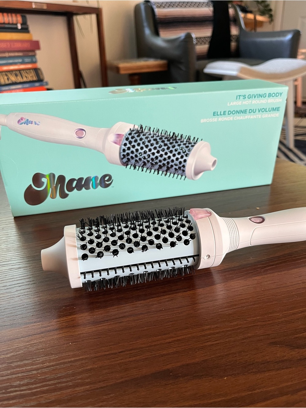 Mane It’s Giving Body Large Hot Round Brush 1.77” - used briefly ONCE!